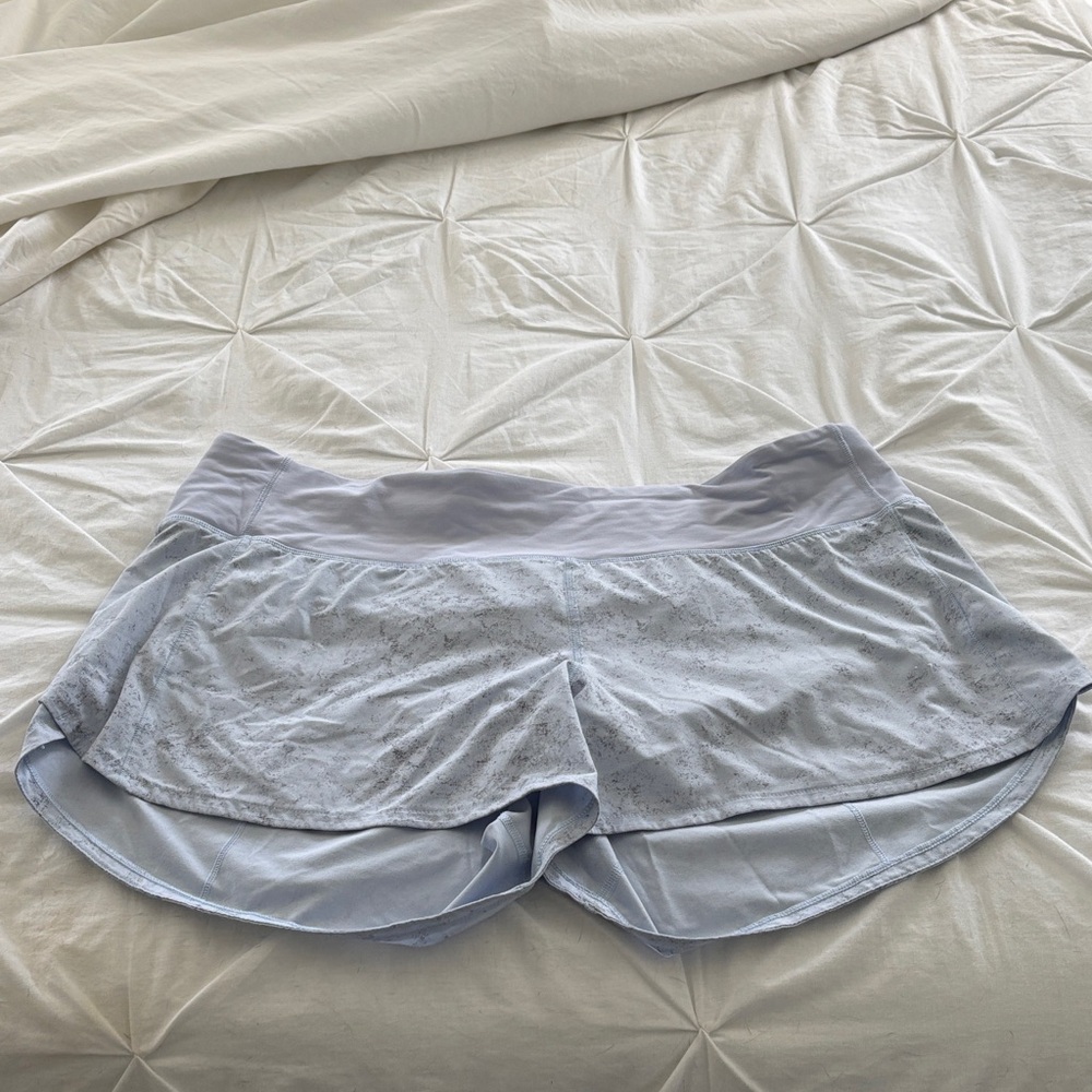 Womens lululemon  Speed up shorts 4 in inseam.